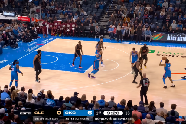 Cleveland Cavaliers vs Oklahoma City Thunder