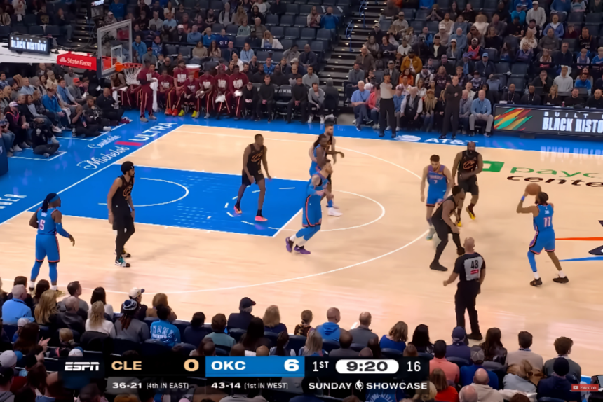 Cleveland Cavaliers vs Oklahoma City Thunder