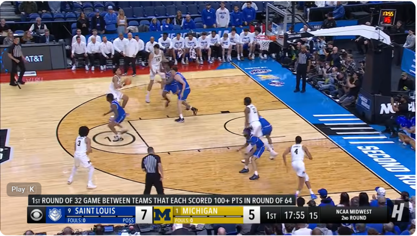 Michigan vs Saint Louis
