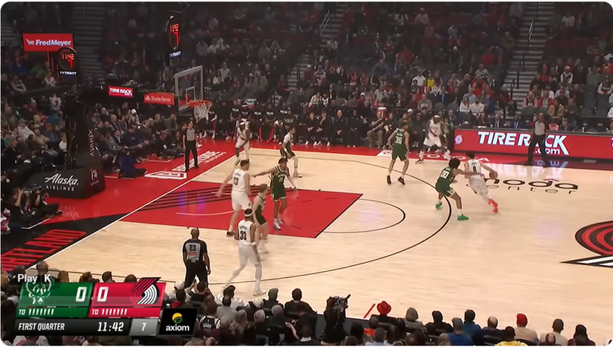 Trail Blazers vs Bucks