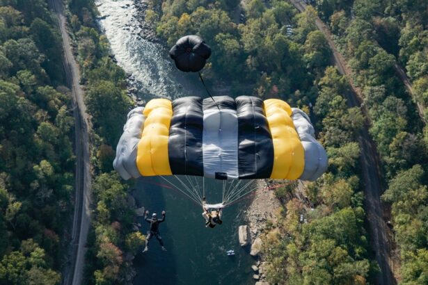 skydiving