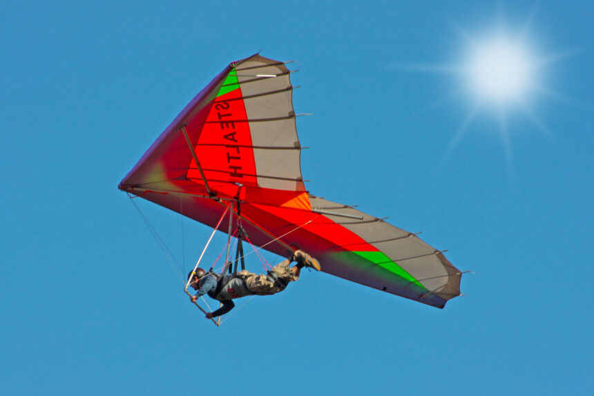 hang gliding