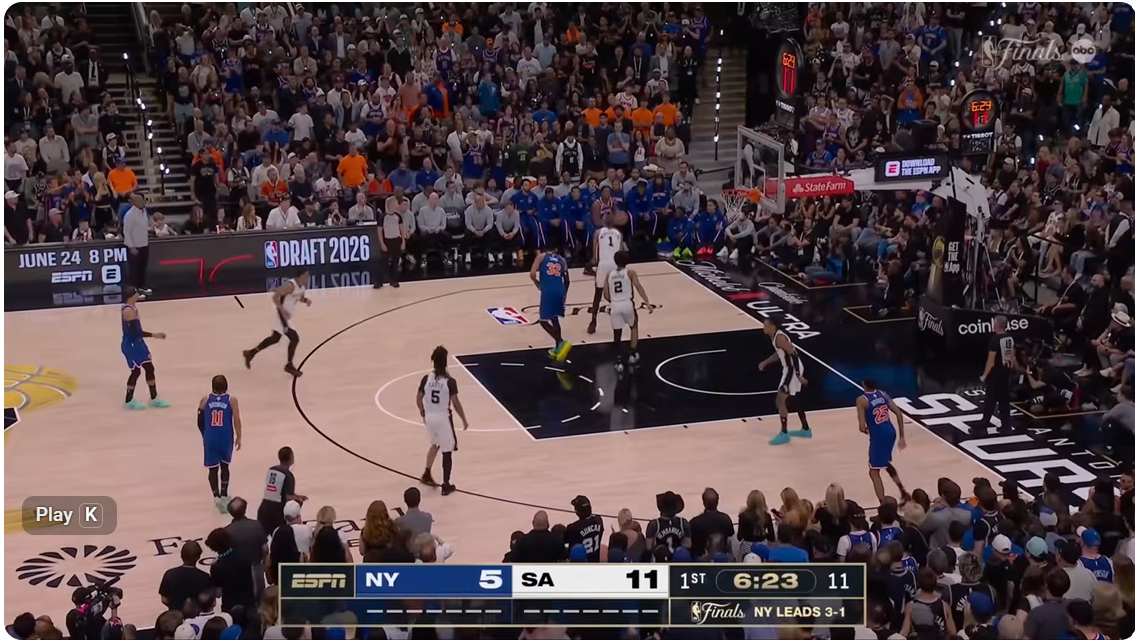 Knicks vs spurs Game 5