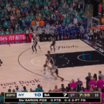 Knicks vs spurs game 1